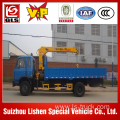 dump truck with crane